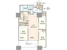 【東京都/港区三田】三田ガーデンヒルズ　イーストヒル 間取り図