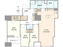 【東京都/港区三田】三田ガーデンヒルズNorth Hill  間取り図
