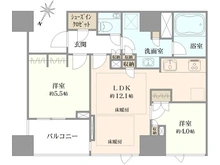 【東京都/千代田区四番町】パークコート千代田四番町 間取り図