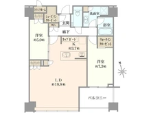 【東京都/港区白金】白金ザ・スカイ 間取り図