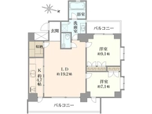 【東京都/渋谷区千駄ヶ谷】リュエル神宮の杜ザ・レジデンス 間取り図