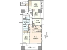 【東京都/江東区東雲】ブランズ東雲 間取り図