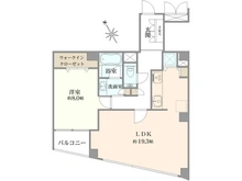 【東京都/港区三田】パーク・ハイム三田 間取り図