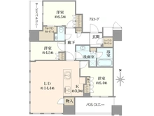 【東京都/港区南麻布】シエリアタワー南麻布 間取り図