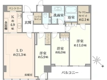 【東京都/港区六本木】THE ROPPONGI TOKYOCLUB RESIDENCE 間取り図
