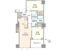 【東京都/港区南麻布】グランスイート広尾 間取り図