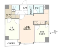 【東京都/目黒区原町】パークホームズ西小山 間取り図