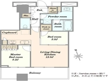【東京都/港区浜松町】WORLD TOWER RESIDENCE 間取り図