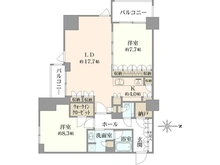 【東京都/港区六本木】六本木ヒルズ 　レジデンスD棟 間取り図