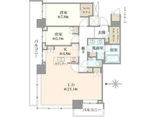 【東京都/中央区晴海】ザ・パークハウス晴海タワーズクロノレジデンス 間取り図