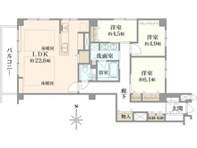 【東京都/港区赤坂】赤坂グランドハウス 間取り図