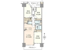 【東京都/台東区竜泉】東京ビューマークス 間取り図