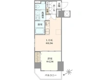 【東京都/港区虎ノ門】パレステュディオ虎ノ門 間取り図