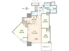 【東京都/中央区晴海】ベイサイドタワー晴海 間取り図