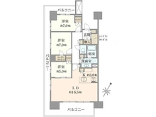 【東京都/中央区晴海】HARUMI FLAG PARK VILLAGE E棟 間取り図