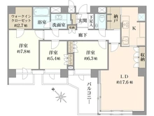 【東京都/品川区豊町】モナージュ戸越公園 間取り図