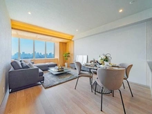 【東京都/千代田区富士見】プラウドタワー千代田富士見 リビング・ダイニング：※家具・調度品は販売価格に含まれておりません