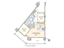 【東京都/港区港南】パークホームズ品川ザレジデンス 間取り図