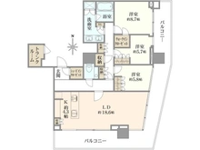 【東京都/渋谷区神宮前】THE COURT神宮外苑 間取り図