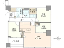 【東京都/港区白金】白金ザ・スカイEAST棟 間取り図