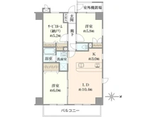 【東京都/新宿区西落合】メトロハイツ西落合 間取り図