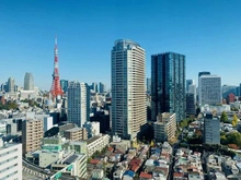 【東京都/港区麻布十番】アクシア麻布 眺望：スカイラウンジから