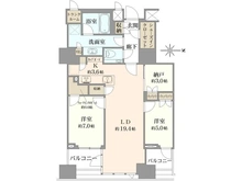 【東京都/港区三田】三田ガーデンヒルズ イーストヒル 間取り図