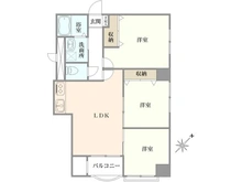 【東京都/渋谷区本町】豊栄新都心マンション 間取り図