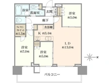 【東京都/中央区晴海】HARUMI FLAG SUN VILLAGE T棟 間取り図