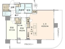【東京都/中央区晴海】HARUMI FLAG PARK VILLAGE T棟 間取り図