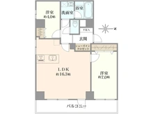 【東京都/港区麻布十番】グレイス麻布十番 間取り図