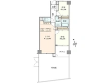 【東京都/世田谷区北沢】東急ドエルアルス下北沢 South Wind 間取り図