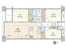 【東京都/港区南麻布】イトーピア麻布 間取り図