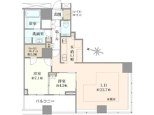 【東京都/中央区勝どき】勝どきザ・タワー 間取り図