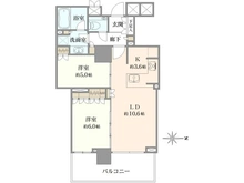 【東京都/中央区晴海】ベイサイドタワー晴海 間取り図