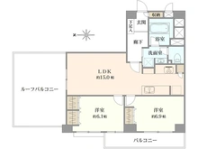 【東京都/港区南麻布】イトーピア南麻布マンション 間取り図