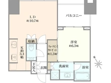 【東京都/港区三田】シティタワー麻布十番 間取り図