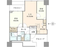 【東京都/港区白金】白金ザスカイ E棟 間取り図