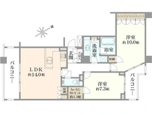 【東京都/港区南青山】パーク・コート南青山ヒルトップレジデンス 間取り図