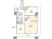 【東京都/港区港南】ラクシア品川ポルトチッタ 間取り図
