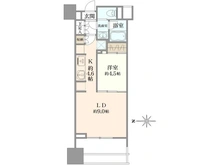 【東京都/港区南麻布】パークコート南麻布 間取り図