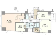 【東京都/港区白金台】ジオグランデ白金台 間取り図