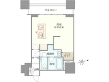 【東京都/港区高輪】シティタワー高輪 間取り図