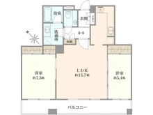 【東京都/港区東新橋】東京ツインパークス　ライトウィング 間取り図