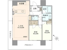 【東京都/港区虎ノ門】ウェリスタワー愛宕虎ノ門 間取り図