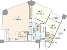 【東京都/港区赤坂】パークコート赤坂ザ・タワー 間取り図