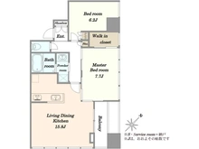 【東京都/港区高輪】プレミストタワー白金高輪 間取り図