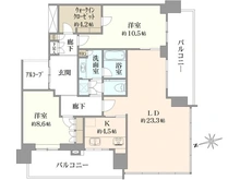 【大阪府/大阪市北区大深町】グラングリーン大阪 THE NORTH RESIDENCE 間取り図