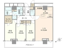 【東京都/北区上十条】ザ・タワー十条 間取り図
