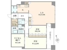 【東京都/港区六本木】六本木ヒルズレジデンス B棟 間取り図